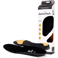 52bones GameTech Low Arch - premium inlegzolen met lage voetboog - optimale demping hiel en voorvoet - geschikt voor voetbal, tennis, hockey en volleybal - maat 47/48
