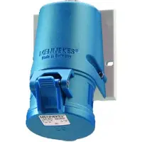 MENNEKES Ip44 3 Poles Wall Plug 32a 230v Blauw