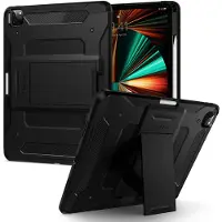 Spigen Tough Armor Pro Backcover voor de Apple iPad Pro 12.9 (2022) / Pro 12.9 (2021) - Zwart
