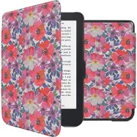 IMoshion Design Slim Hard Case Bookcase voor de Kobo Clara 2E / Tolino Shine 4 - Flower Watercolor