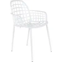 Zuiver Set van 2 eetkamerstoelen Albert Kuip | kunststof wit 59x82x59 cm eetkamerstoelen | NADUVI