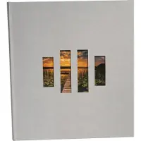 Exacompta Milano Fotoalbum Harde kaft Papier 30,3 x 32,8 x 4,7 cm Blauw