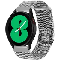 IMoshion Milanees magnetisch bandje - Universeel 20 mm aansluiting - Maat S - Zilver