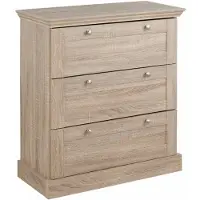 Loft 24 Binz-Commode - 3-deurs 3-laden - Eiken