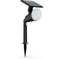 Philips LED grondspies lamp Jivix, zwart, Kunststof, Modern, Solar buitenverlichting