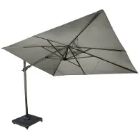 Yoi Zweefparasol Cavalo Alu Dark Grey / Dark Grey 300 x 220 cm