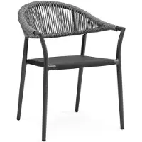 Suns Matera dining tuinstoel aluminium/touw 4 stuks