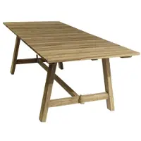 Van der leeden Teak Tuintafel Thijs 240X90x78 cm tuinmeubel