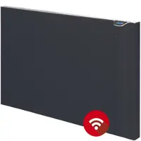 DRL Products KLIMA WI-FI Elektrische Paneelradiator 750 Watt (50cm x 68cm) | Grijs (RAL 7024)