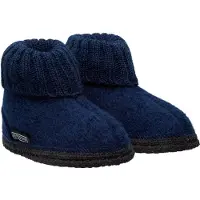 Bergstein kids pantoffels donkerblauw Jongens/Meisjes Wol Effen - maat 36