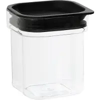 PLAST TEAM Vertriebs GmbH Trockenvorratsdose Hamburg, 0,6 Liter,quadratisch