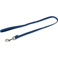Vadigran Soft Grip Hondenlijn - Nylon - Gevoerd - Blauw - L - Breedte: 2 cm - Lengte: 120 cm