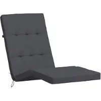 vidaXL Terrasstoelkussens 2 st oxford stof antracietkleurig
