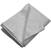 vidaXL Dekzeil 260 g/m² 8x12 m HDPE grijs
