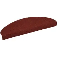 vidaXL Trapmatten Zelfklevend 10 st 65x21x4 cm Bordeaux Rood Halfrond Groot
