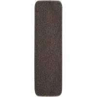 vidaXL Trapmatten 15 st anti-slip rechthoekig 75x20 cm bruin