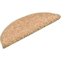 vidaXL Trapmatten 15 st 56x17x3 cm Goud Halfrond
