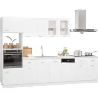 vidaXL 7-delige Keukenkastenset Lyon bewerkt hout wit