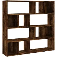 vidaXL Boekenkast/kamerscherm 105x24x102 cm gerookt eikenkleurig