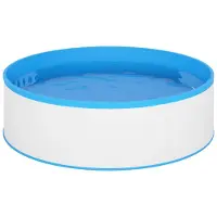 vidaXL Splasher pool met hangende skimmer en pomp 350x90 cm wit