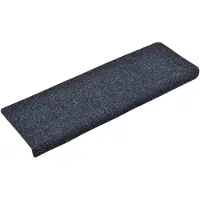 vidaXL Trapmatten Zelfklevend 5 stuks 65x21x4 cm Antraciet
