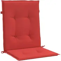 vidaXL Tuinstoelkussens 6 st 100x50x3 cm oxford stof rood