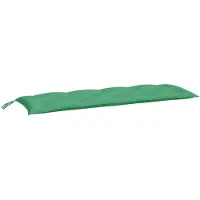 vidaXL Tuinbankkussens 2 st 150x50x7 cm oxford stof groen