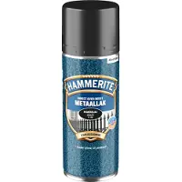 Hammerite metaallak spuitbus zwart hamerslag 400 ml