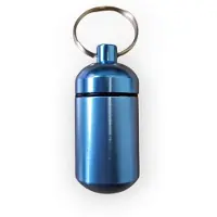 Horend Goed Sleutelhanger bewaarkoker gehoorbescherming - blauw
