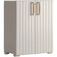Keter Groove - Opbergkast - Waterdicht - Beige en zandkleurig