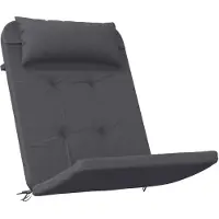 vidaXL Stoelkussens 2 st Adirondack oxford stof antracietkleurig