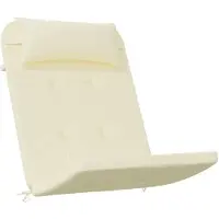 vidaXL Stoelkussens 2 st Adirondack oxford stof crèmekleurig