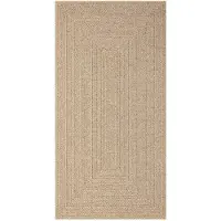 vidaXL Vloerkleed ZIZUR binnen en buiten 80x150 cm jute look