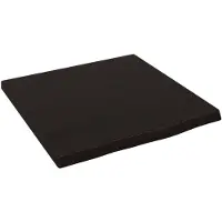 vidaXL Wandschap 40x40x2 cm behandeld massief eikenhout donkerbruin