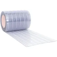 vidaXL Deurgordijn 300x2,6 mm 10 m PVC transparant