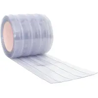 vidaXL Deurgordijn 200x1,6 mm 50 m PVC transparant