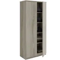 Interiax Opbergkast - Kledingkast 'Amelie' 2 deuren en 4 legplanken Sonoma (180x80x40cm)