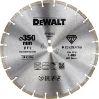 DeWalt Diamant snijschijf 350 mm, Eco 1 Universeel - DT40213-QZ