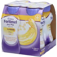 Fortimel Jucy Plus Mango-Ananassmaak 4x200 ml Vloeistof