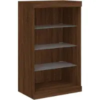 vidaXL Dressoir met LED-verlichting 60,5x37x100 cm bruin eikenkleur