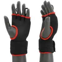 Legend Sports Binnenhandschoenen Kids/Volwassenen Zwart-Rood - Met duim - Verschillende maten - Gemaakt van elastaan en gel