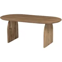 Giga Meubel Eettafel Daan Naturel Acaciahout 200cm