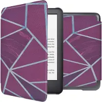 IMoshion Design Slim Hard Case Bookcase voor de Amazon Kindle (2024) / Amazon Kindle (2022) 11th gen - Bordeaux Graphic