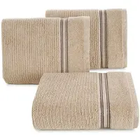 Eurofirany Filon badkamerhanddoek 70x140 cm beige - Zacht & Absorberend