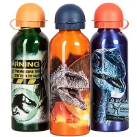 Kids Licensing Jurassic Park Thermosfles - Drinkfles voor kinderen - Velociraptor - Donkerblauw, Oranje of Groen