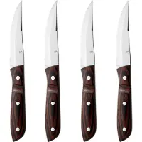 Gense Steakmes Old Farmer XL 4 stuks, Bruin, Bestek, Bruin