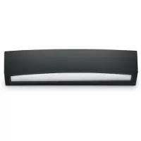 Ideal Lux Wandlamp buiten Andromeda, dimbaar, zwart, Badkamer, Aluminium, Modern, Wandlamp buiten