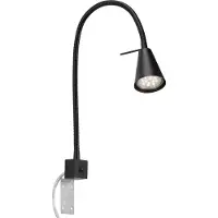 Briloner Tuso - Wandlampe - bedlampe - incl. warm wit licht 3.000 K - GU10 - zwart - metaal - 40.3 x 21.7 x 5.8 cm