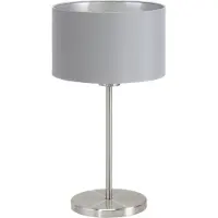 Eglo Maserlo - Tafellamp - 1 Lichts - Ø23 cm - Stof - Taupe, Goud