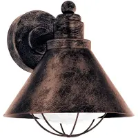 Eglo Vintage Barrosela - Buitenverlichting - Wandlamp - 1 Lichts - Koperkleurig